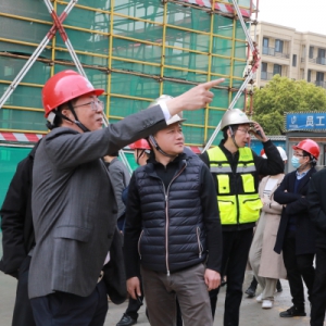 陆板桥 杨家桥社区股民代表参观“浙谷深蓝中心”留用地项目工地 ...